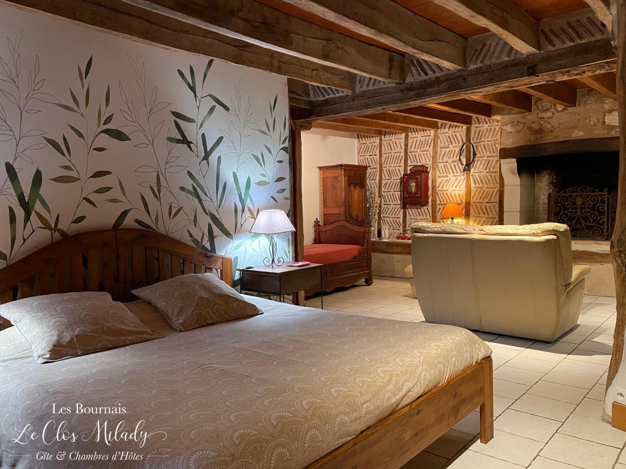 Chambres D'Hotes Les Bournais - Le Clos Milady L'Ile-Bouchard Esterno foto